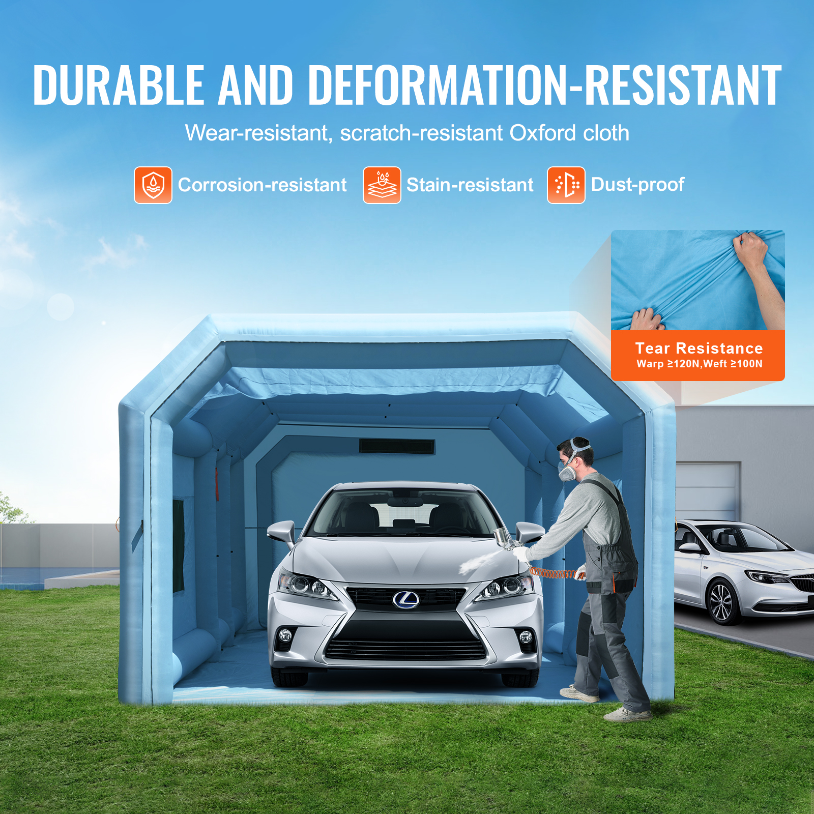 SucceBuy Inflatable Paint Boot - огляд і ціна Inflatable Paint Booth