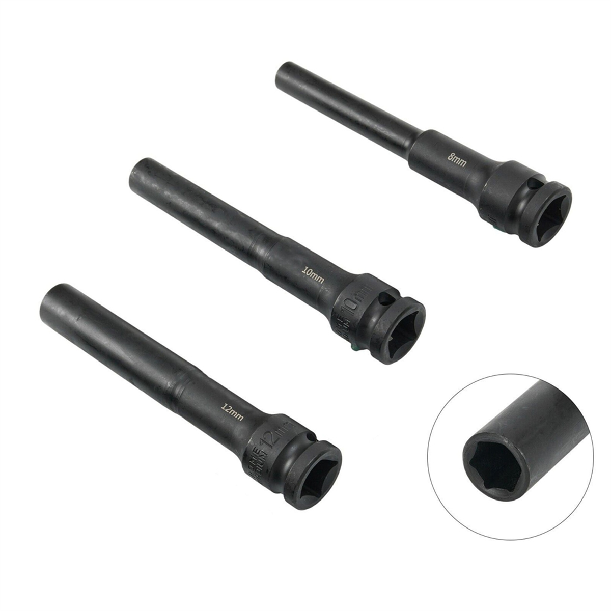A002 3PCS 1/2 Drive Hex Socket - огляд і ціна Pneumatic Impact Wrench